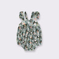 Bamboo One-Piece Printed Summer Clothes for Baby Girls